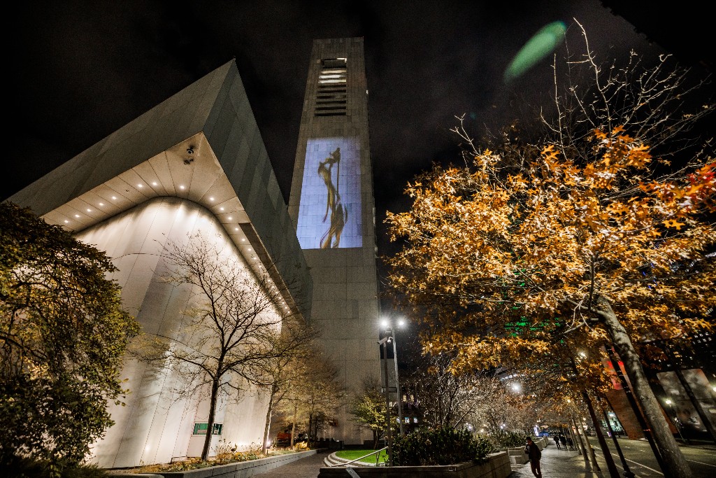 Acts of Holding Dance — exterior projection on Art Gallery of New South Wales, And Still I Rise